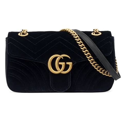 black velvet marmont gucci bag|gg marmont medium shoulder bag.